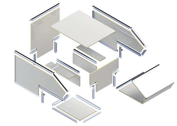 Globe Trekker Slide-in Panels and Extrusion.