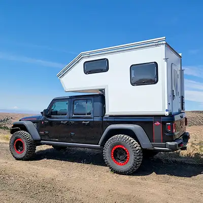 Light Weight Overland Camper in Desert